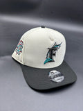 NEW ERA A-FRAME floridamarlins beige negro