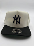 New Era Edicion A-FRAME Yankees Beige Negro
