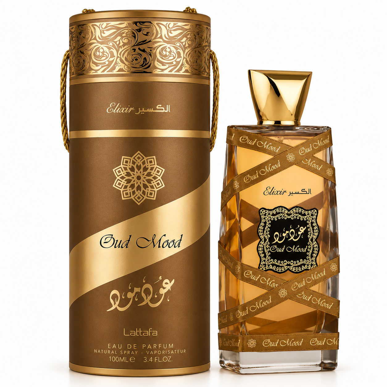 LATTAFA OUD MOOD ELIXIR 3.4OZ EDP